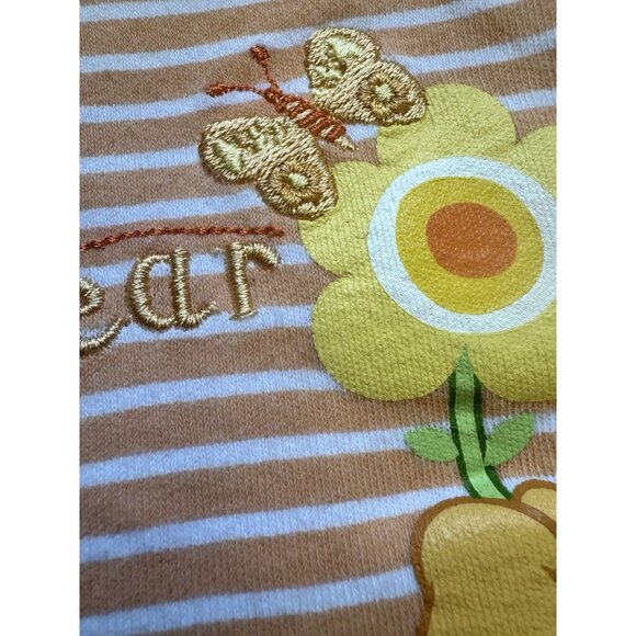 2005 Care Bears Baby One Piece Bodysuit Bloomers Vintage Bentex Embroidered 2 Pc - Picture 4 of 9